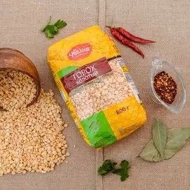 Горох колотый отборный Увелка 800г