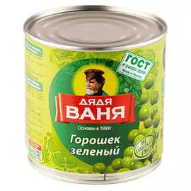 Горошек зеленый Дядя Ваня 400г