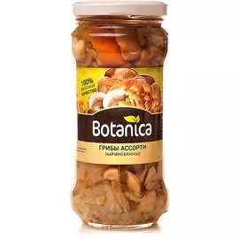 Грибы ассорти маринованное Botanica 330г