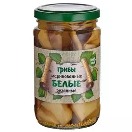 Грибы белые маринованные БАЦ&amp;ГРИБ 350мл