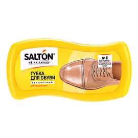 Губка для чистки обуви из гладкой кожи Salton