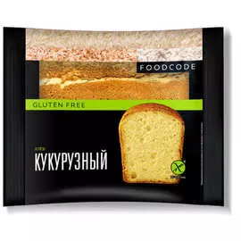 Хлеб кукурузный без глютена FOODCODE 200г