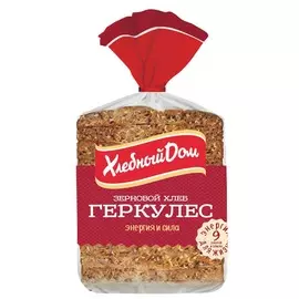 Хлеб зерновой половинка Геркулес 0,25кг