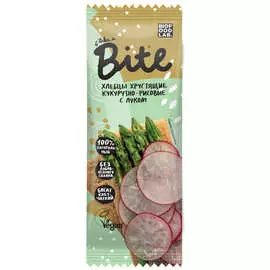 Хлебцы кукурузно-рисовые с луком Bite 30г