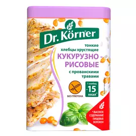 Хлебцы кукурузно-рисовые с прованскими травами Dr. Korner 100 г