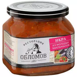 Икра из баклажанов Ресторация Обломов 420г