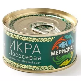 Икра лососевая зернистая Меридиан 140г