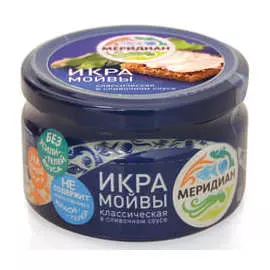 Икра мойвы классическая Меридиан 180г