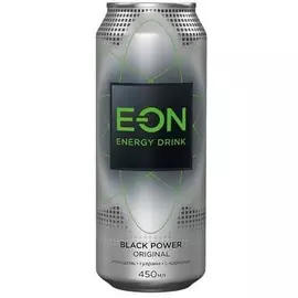 Энергетик E-On Black Power 450мл
