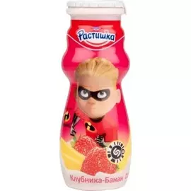 Йогурт питьевой клубника банан Растишка 1,6% 90 г