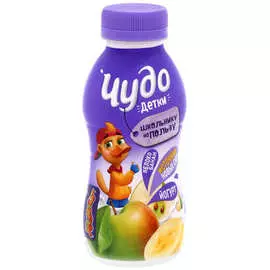 Йогурт яблоко банан Чудо Детки 2,2%, 200г