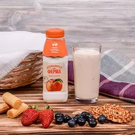 Йогурт с персиком Асеньевская ферма 1,9% 330г