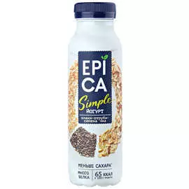 Йогурт злаки отруби чиа Epica simple 290г