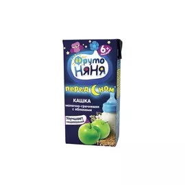 Кашка молочно-гречневая яблоко ФрутоНяня 200мл