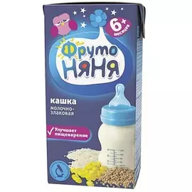Кашка молочно-злаковая с фруктами ФрутоНяня 200мл