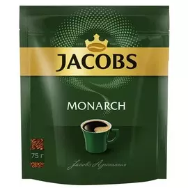 Кофе натуральный растворимый сублимированный Якобс Монарх 75г