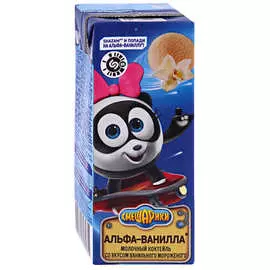 Коктейль молочный ванильное мороженое Смешарики 2,5% 210г