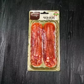 Колбаса сырокопченая чоризо нарезка Егорьевская 100г