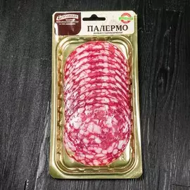 Колбаса сырокопченая палермо нарезка Егорьевская 100г