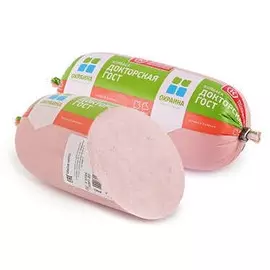 Колбаса вареная докторская Окраина 500г