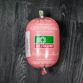 Колбаса вареная докторская Велком 500г