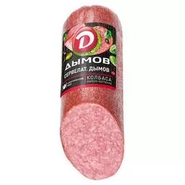 Колбаса варено-копченая сервелат кремлев срез Дымов 330г
