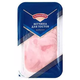 Колбасная ветчина для тостов нарезка КлМК 120г