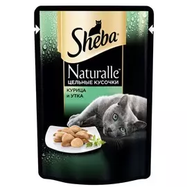 Корм для кошек курица утка Sheba Naturalle 80г