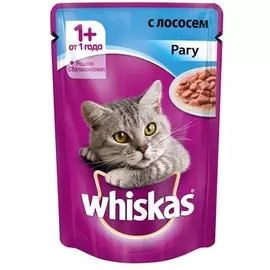 Корм для кошек рагу лосось Whiskas 85г