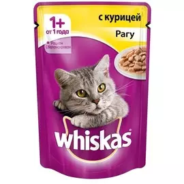 Корм для кошек рагу с курицей Whiskas 85г