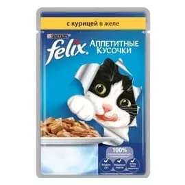Корм для кошек с курицей Felix 85г