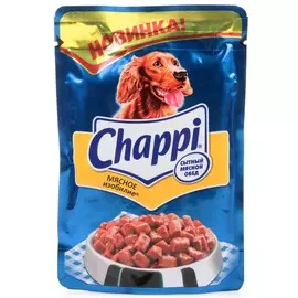 Корм для собак мясное изобилие Chappi 100г
