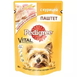 Корм для собак паштет с курицей Pedigree 80г