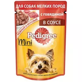 Корм для взрослых собак маленьких пород Pedigree 85г