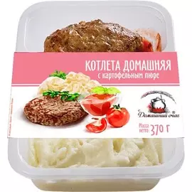 Котлета Домашняя с картофельным пюре Домашний очаг 370г