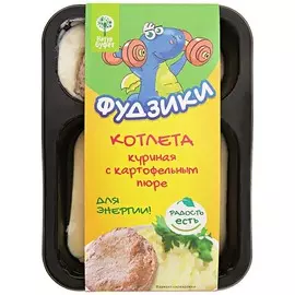 Котлета куриная с картофельным пюре НатурБуфет 250г