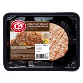 Котлеты рубленные с белыми грибами Черкизово 200г