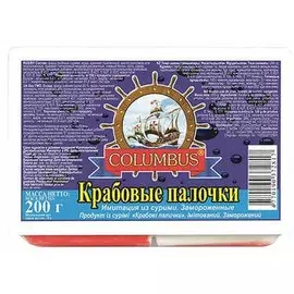 Крабовые палочки Columbus 200г