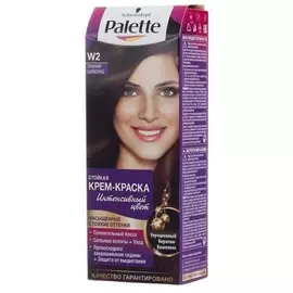 Краска-крем темный шоколад Palette W2 100мл