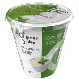 Крем Green Idea со вкусом сметаны Vegcream 320г