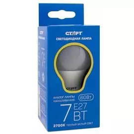 Лампа светодиодная Старт Eco Led GLS 7Вт Е27