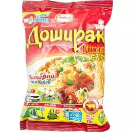 Лапша квисти говядина Доширак 70г