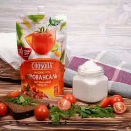Майонез провансаль классический Слобода 67% 400мл