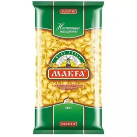 Макароны ракушки Макфа 450г