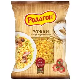 Макароны рожки Роллтон 400г