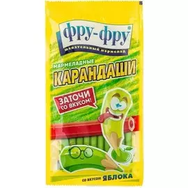 Мармелад карандаши яблочный вкус Фру-Фру 85г