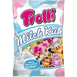 Мармелад жевательный зефирные молочные коровки Тролли 200г