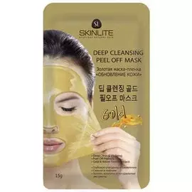 Маска-пленка для лица золотая обновление кожи Skinlite