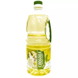 Масло подсолнечное рафинированное с ручкой Слобода 1,8л