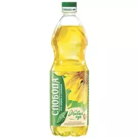 Масло подсолнечное рафинированное Слобода 1л